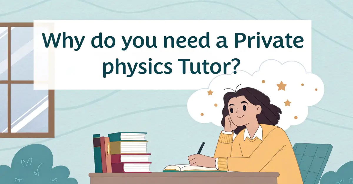 why do you need a private physics tutor